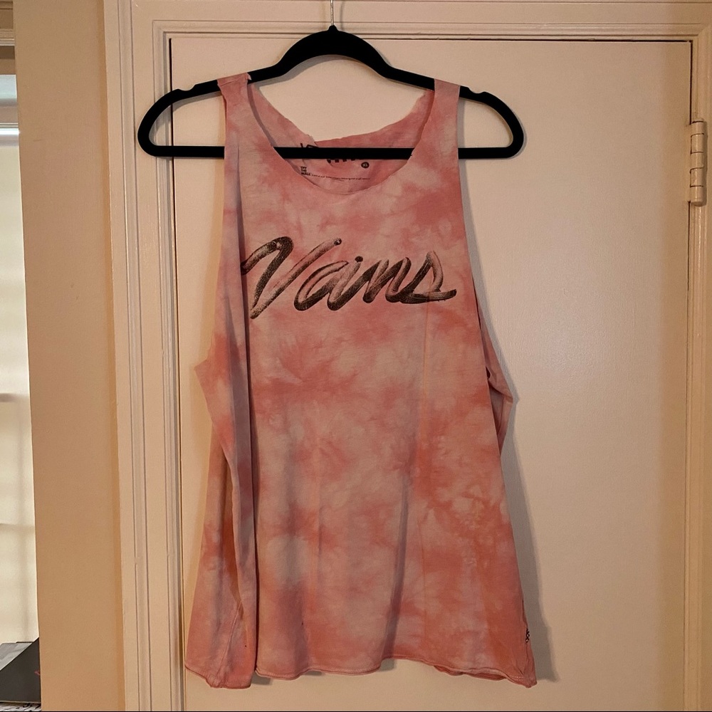 Vans Destroyed Tie Dye Pink Tee - XL